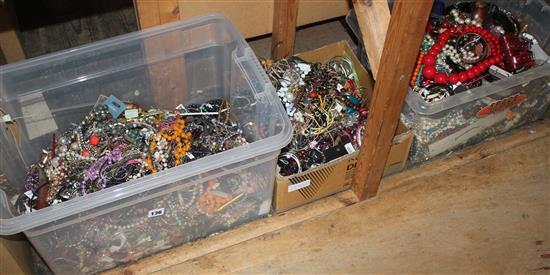 Large collection of costume jewellery